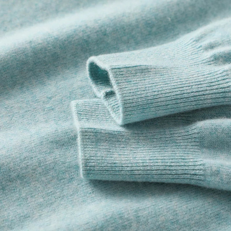 Herbst und Winter Kaschmirpullover Damen Rundhalspullover lässig gestrickt Top Damen kurze Unterwolle Mode 18 Farben.