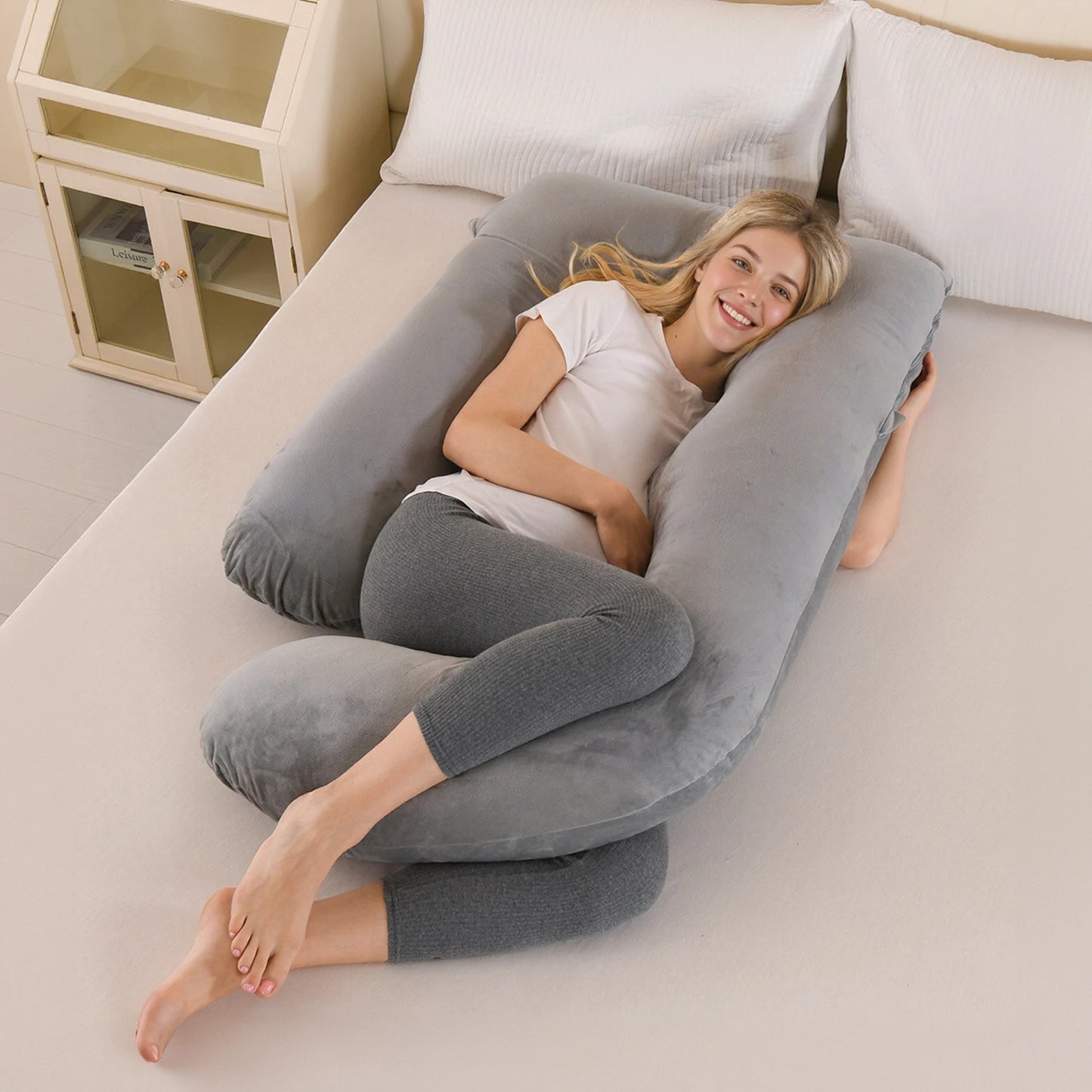 Pregnancy Pillows for Sleeping, J Shaped Full Body Maternity Pillow, Pregnancy Pillow for Women, Full Body Pillows for Sleeping.