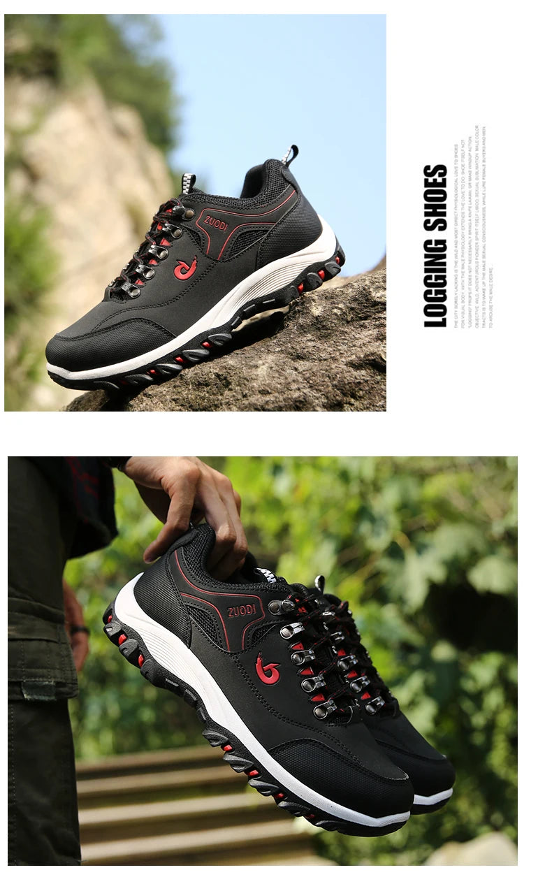 Outdoor Hiking Shoes for Men Camping Running Walking Jogging Sneaker Boots Waterproof AntiI-Slip Sport Shoes Zapatos Hombre.