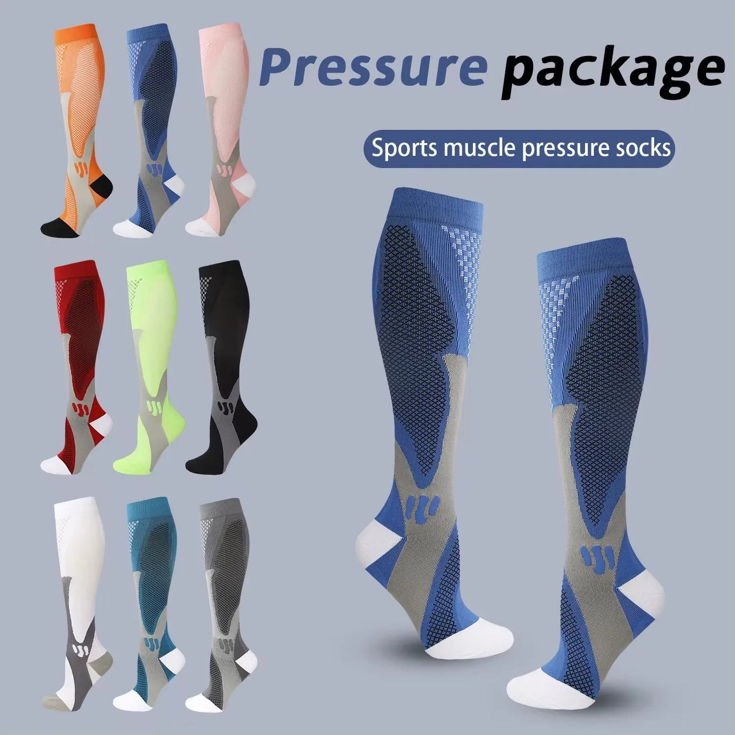 1PAIR Compression Socks Sport Socks Medical Nursing Stockings Prevent Varicose Veins Socks Pregnancy Nursing Athletic Soccer SOX.