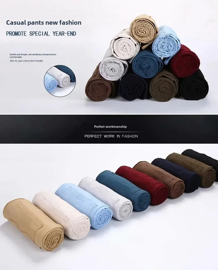Frühling Sommer männer Hosen Farbe Gerade Bein Hosen Jugend männer Tragen Koreanischen Stil Slims Glättet Silhouette Dünne handel Hosen.