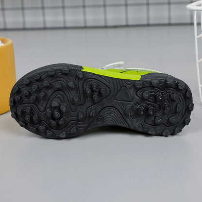 Soccer Cleats for Kids 2024 New Children Football Cleats Fashion Firm Ground Soccer Shoes.