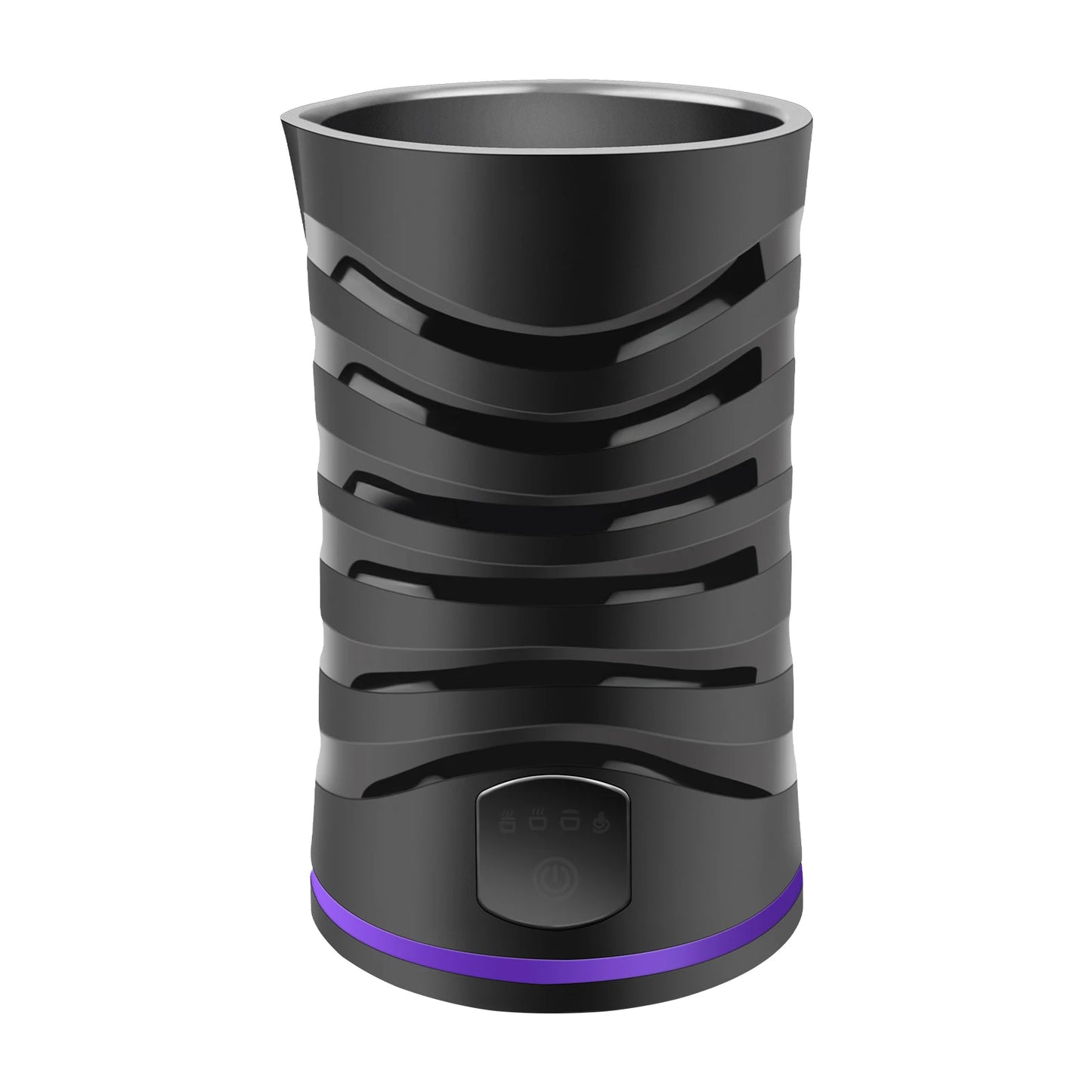 4 in 1 Automatic Milk Frother Electric, 600ml Capacity Hot & Cold Milk Foamer, Silent Operation for Coffee Cappuccino Chocolatte.