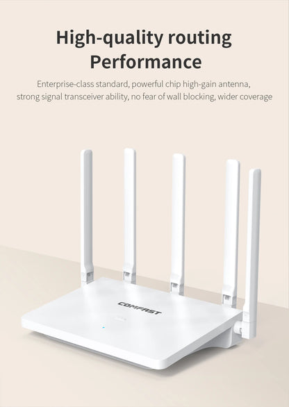 Comfast 3000Mbps Wifi6 Mesh System Wireless Router Dual Band WI-FI 6 Mesh Router Wide signal Range Wifi Range Extender.