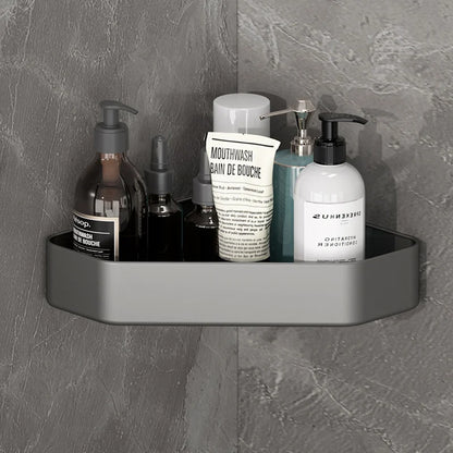 Bad Regal Küche Lagerung Organizer Aluminium Legierung Shampoo Rack Dusche Regal Bad Zubehör Kein Bohrer Regal