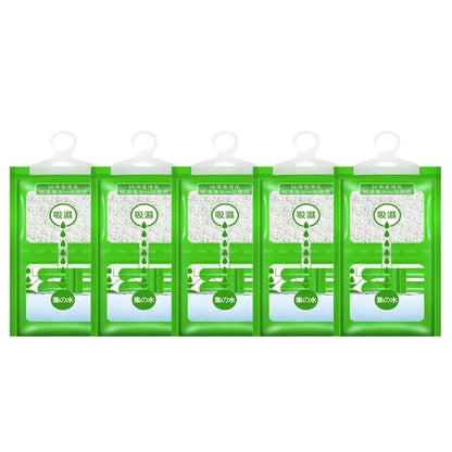 Hangable Wardrobe Moldproof Moisture Proof Dehumidification Bag humidity Moisture Absorbing Bag Closet Dehumidizer Eco Friendly.