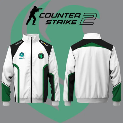 Men's And Women's Customizable Esports Jackets Team Falcons Long-Sleeve Autumn/Winter Uniforms CS2 NiKo m0NESY Training Jersey.