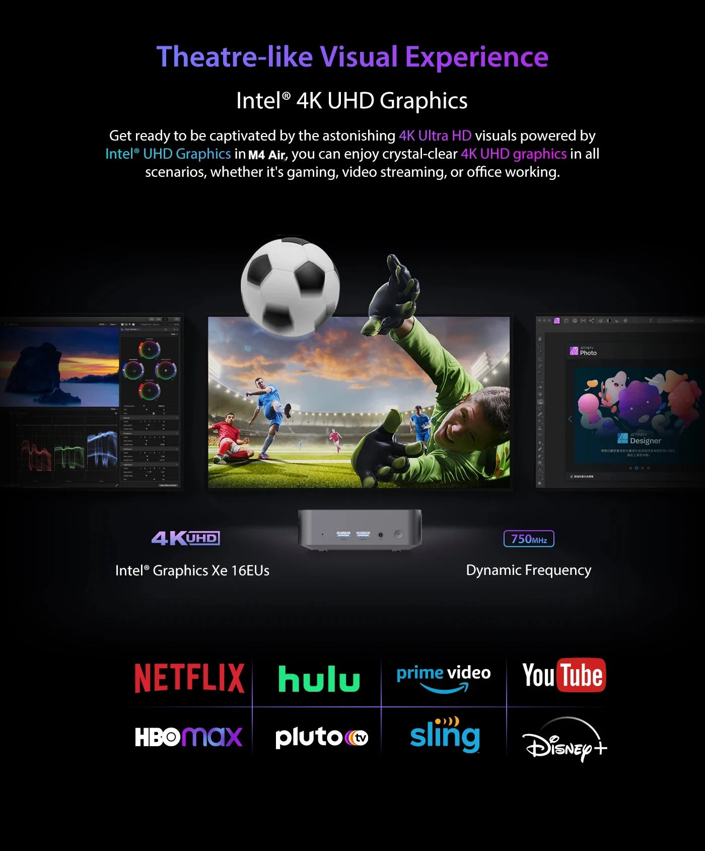 Mini PC SOYO M4 Air Intel Alder Lake N95 MiniPC Computer PC Win11 Pro Mini PC DDR4 16GB RAM 512GB ROM WiFi5 BT5.0 Desktop