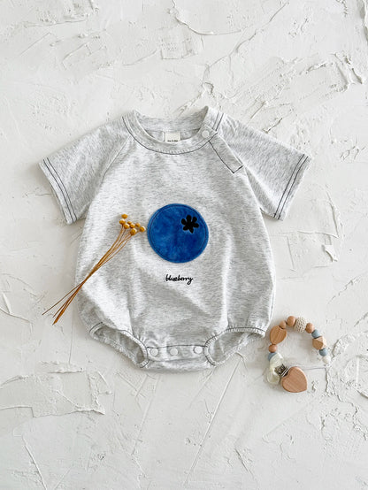 INS Sommer Neue Baby Body Neugeborenen Kleidung Jungen Mädchen Baumwolle Dreieck Strampler Plüsch brief Kurzarm Infant 0-18M