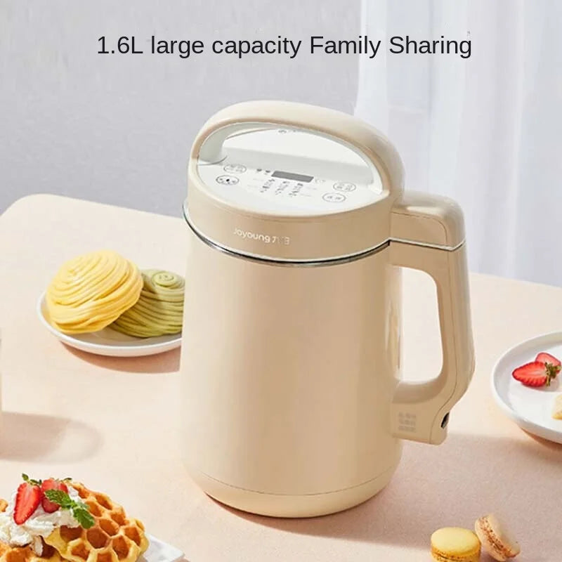 Joyoung Soybean Milk Machine 1.3-1.6L Wall Broken Filter Free Full-automatic Household Juicer DJ16G-D2575 Portable Blender.