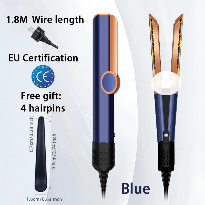 2025 New 2-in-1 Hair Straightener & Dryer Combo - Smartly Controlled Negative Ion Heating Plates, Suitable for Home Hair Styling.