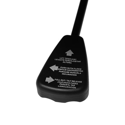 Cross Schreibtischstuhl mit Lordosenstütze |   Ergonomischer Bürostuhl |   Sitzhöhe und Fußpolster, verstellbarer Meditationsstuhl/Schwarz/Weiß