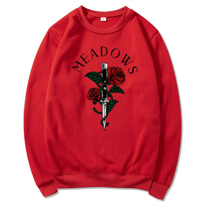 Zade Meadows Sweatshirt Run Little Mouse Hoodie Haunting Adeline Sweater Retro Dark Romance Jumper Unisex Book Lover Sweatshirts.