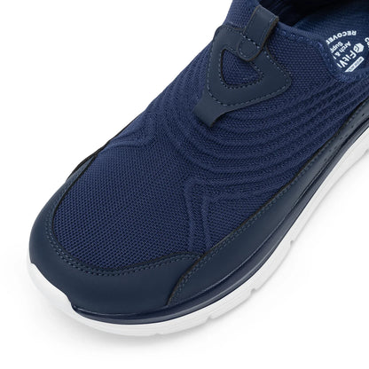 Fitville Wide Men'S Slip-On Running Shoes Lightweight Breathable Outdoor Casual Sports Walking Shoes Sneakers For Swollen Feet