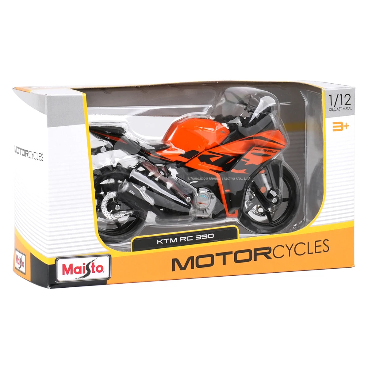 Maisto 1:12 KTM RC 390 Die Cast Vehicles Collectible Hobbies Motorcycle Toys Model.