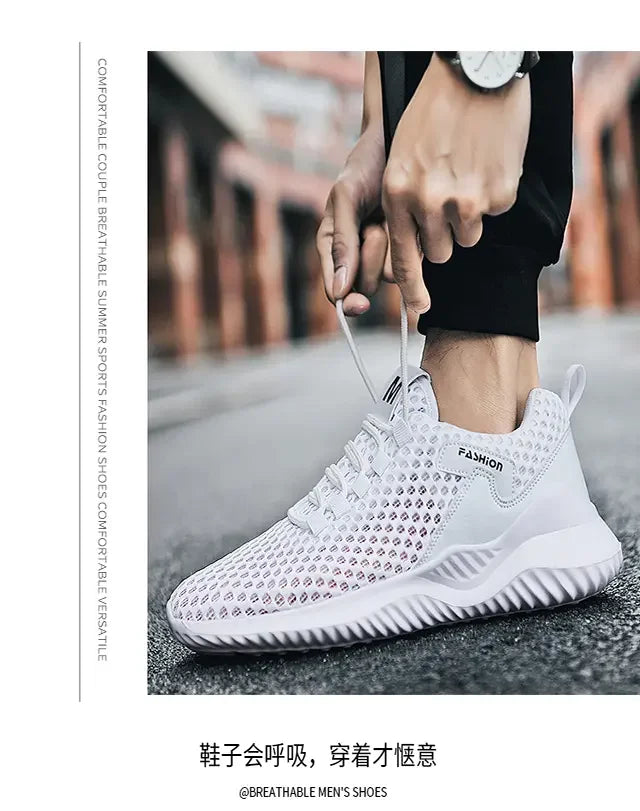 Sommer Tennis Casual Mesh Schuhe Atmungsaktive Hohl training fitness Plattform Weichen Boden Läuft Leichte Vulkanisierte Schuhe.