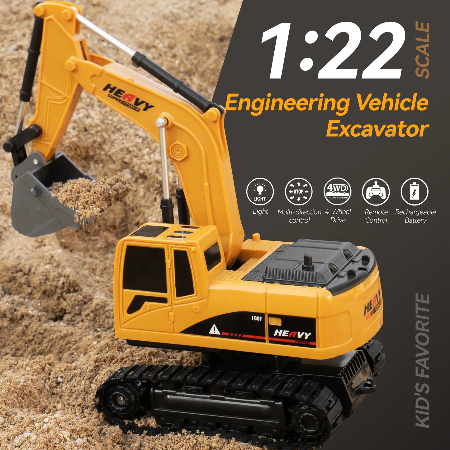 ZWN 1/16 1/20 Remote Control Excavator Dump Truck RC Model Car Toy Professional Alloy Simulation Construction Vehicle for Kids
