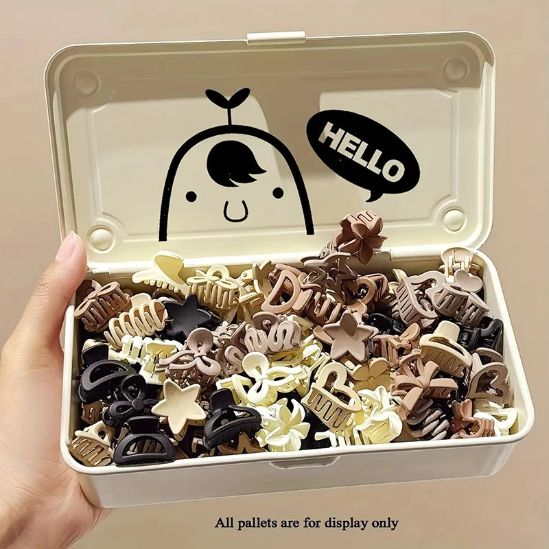 Mixed Hair Mini Small Grab Clip Girl Bangs Cute Hairpin Small Grab Clip Side Hair Clip Hair Accessories For Daily Travel Gifts.