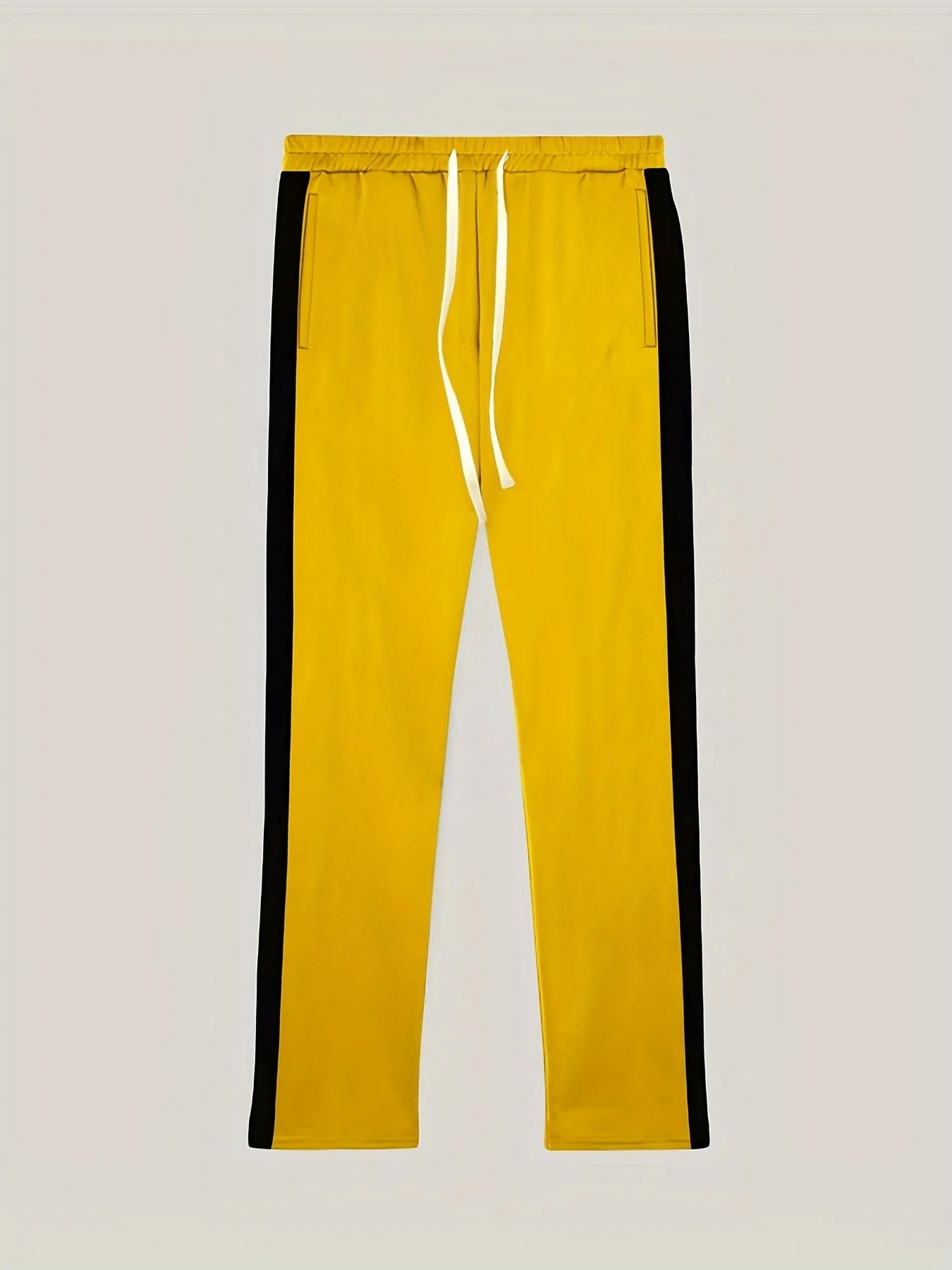 2025 Europe and the United States Spring and Autumn Outdoor New Leisure Men's Sports Suit Color Contrast Outdoor Men's 2 Pieces.