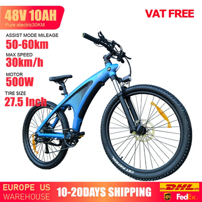 HUANCI Q5 electric bike 2000W electric bikes 27.5 Inch Electric bicycle  48V 20AH  electric e bike Mountain adults ebike fatbike