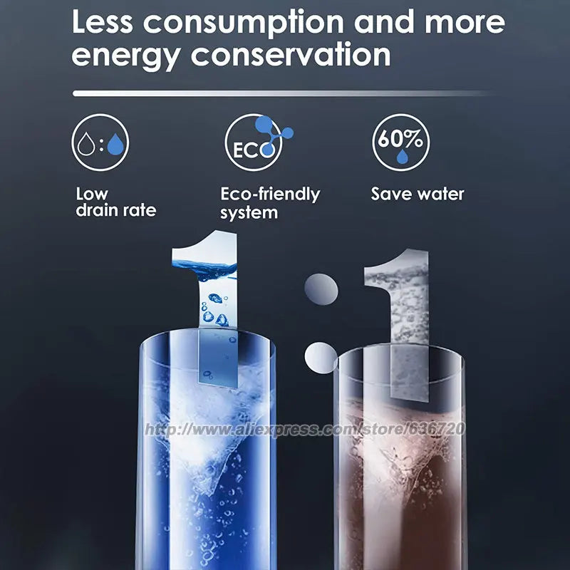Hydrogen Water Generator/counter top UVC Water Filter RO Machine HOT/COLD Water Purifier, BPA Free (No Installation Required).