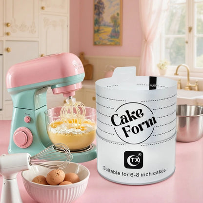 Adjustable Round Cake Ring Mold Retractable Fondant Tools Mousse Cake Ring Acrylic Circle Baking Ring Cake Tools.