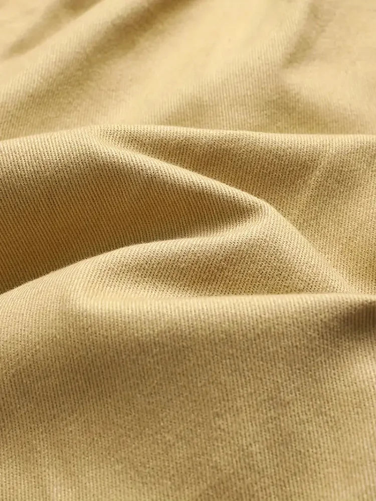 Solind Cotton Multi Flap Pockets Men's Straight Leg Cargo Pants Loose Casual Outdoor Pants Men's Work Pants For Hiking Tactical.