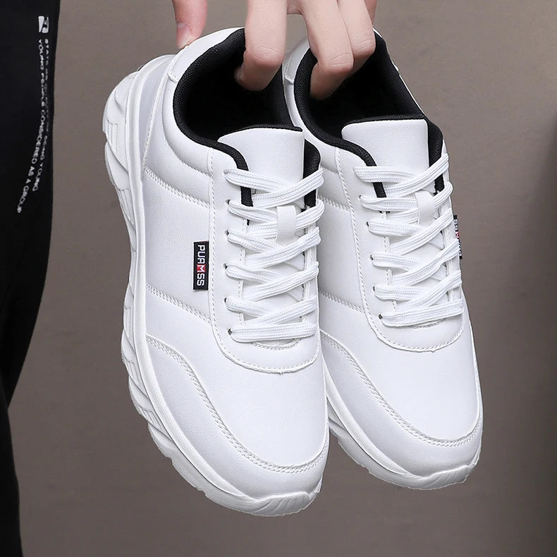 Men Sneakers Soft Sports Running Shoes New Casual Shoes for Men Solid Black White Walking Footwear Fitness jogging Men Shoes.
