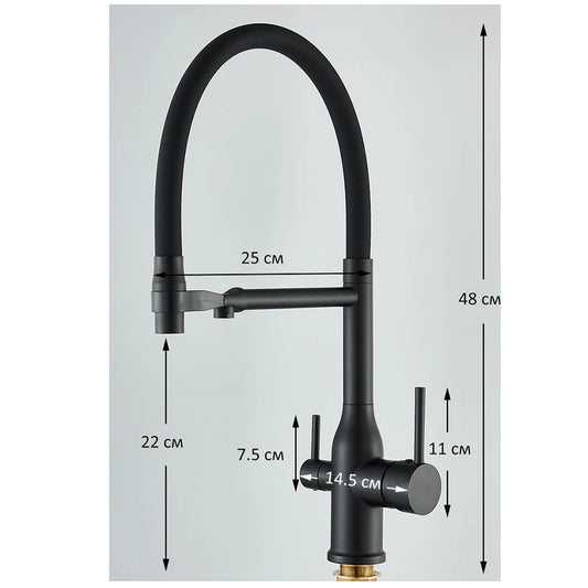 Filtered Kitchen Faucet Purification Tap With Magnetic Sprayer Kitchen Faucet Filtered Water Purification Feature Kitchen Tap