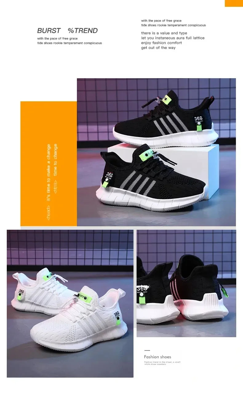 Shoes For Boy Breathable Kids Running Sneakers Lightweight Summer Shoes Casual Trainers Boy Size 27-38 Sportschuhe Kinder.