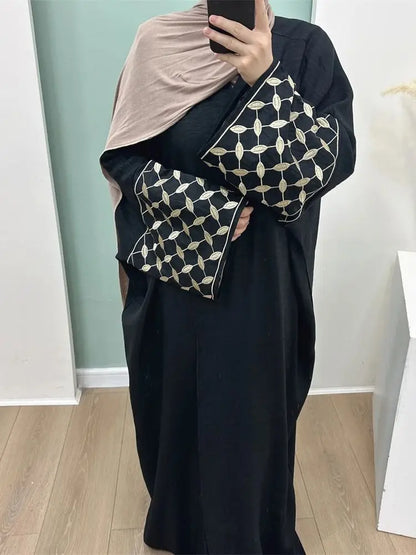 Open Muslim Kimono Abaya Dubai Elegant Kaftan Modest Dress Abayas For Women Islam Caftan Marocain Robe Arabe Femme Musulmane.