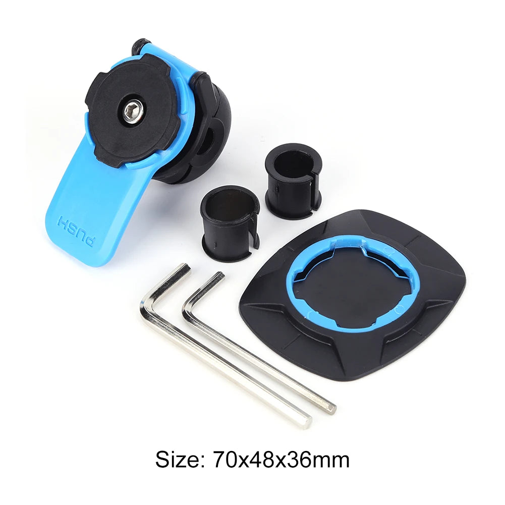 Universal Motorcycle Bike Phone Holder Stand Bicycle Phone Bike Holder 360° Rotatable Support Security Bracket Quick Release.