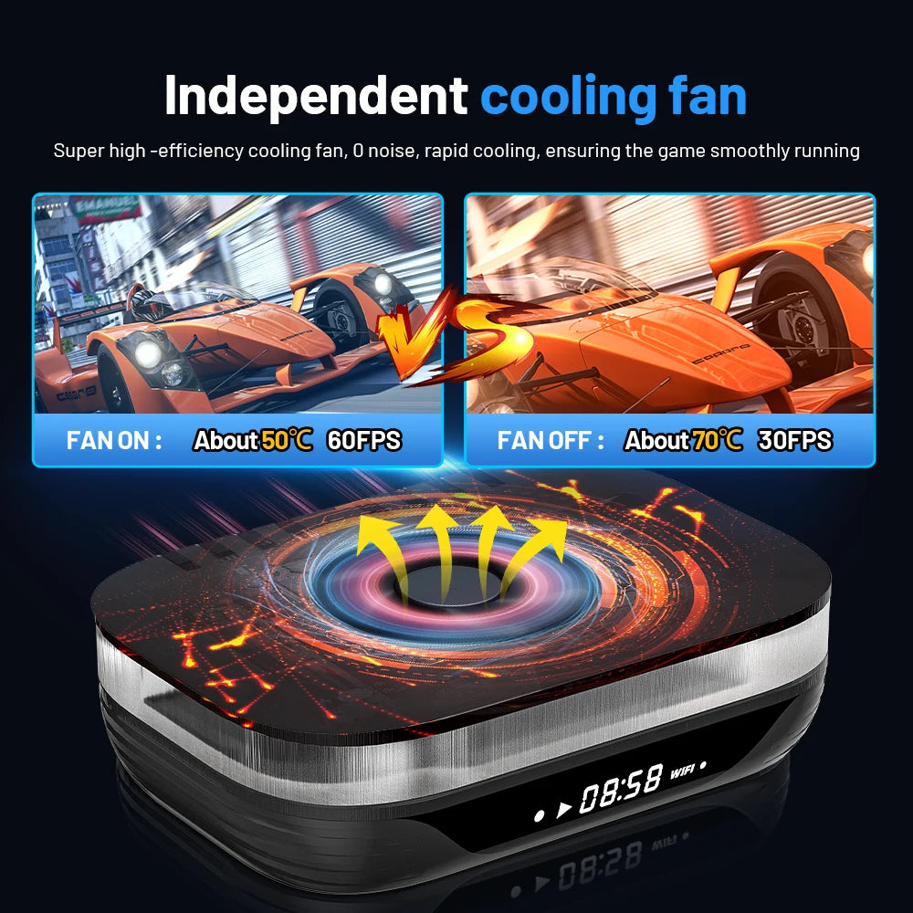 KINHANK Amlogic S905X4 Retro Video Game Console Super Console X4 Plus 90000 Game for 60+ Emulator Arcade/MAME/NAOMI Game Console.