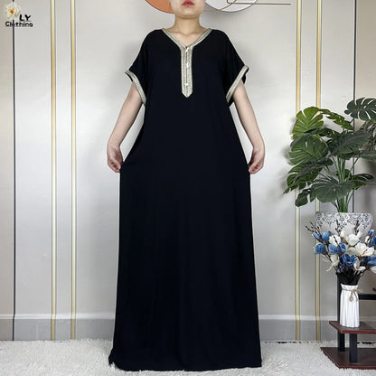 Neue Sommer-Kaftan-Abaya 2023, afrikanische Kleider für Frauen, traditionelle Kleidung, Islam-Gebetskleidung, Türkei, muslimische lose Robe, Ramadan.