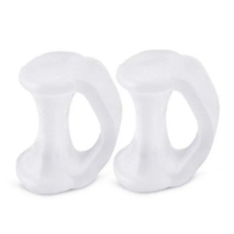 2pcs=1pair Separator Finger Feet Care Protector Silicone Toe Orthopedic Products Bunion Corrector Hallux Valgus For Pedicure.