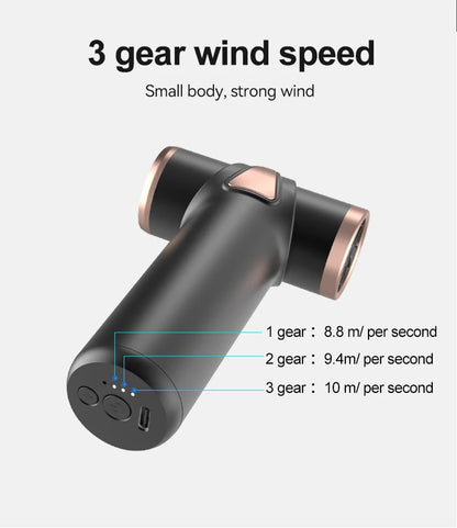 New Wireless Hair Dryer Multifunctional Outdoor Barbecue Carbon Blowing Dust Removal Portable Charging High Speed Hair Dryer