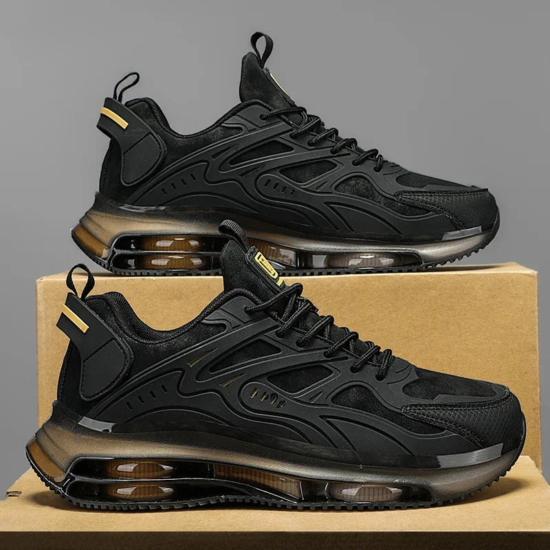 Mens Leather Sneakers Casual Walking Shoes Size 46 Male Running Outdoor Sports Lightweight Comfortable Athletic Training Jogging.