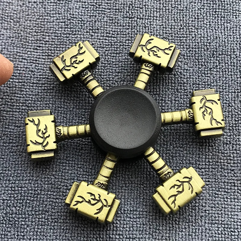 New Bronze Metal Alloy Fidget Spinner R188 Mute Bearing Hand Spinner Fingertip Gyro Stress Relief Toys For Kids Adult.