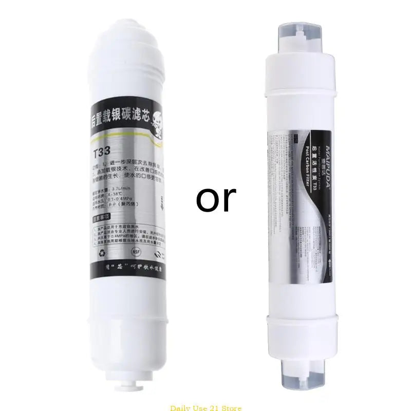 Water Sediment Filter Cartridge Replacement Water Purifier T33 Carbon Ultrafitration Membrane Cartridge Easy to
