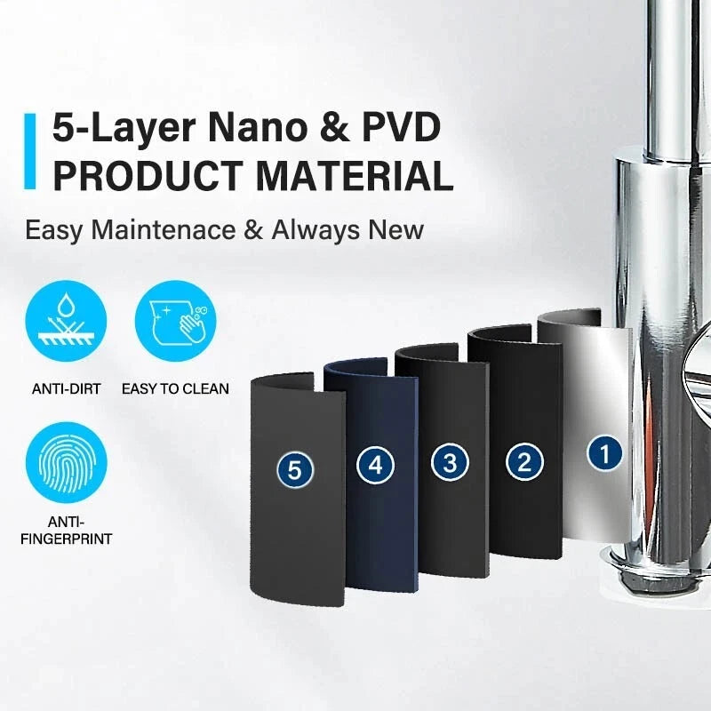 Pull Out Kitchen Faucet 360 Rotate Shower/Stream Sprayer Head Mixer Hot and Cold Water Tap Deck Mounted