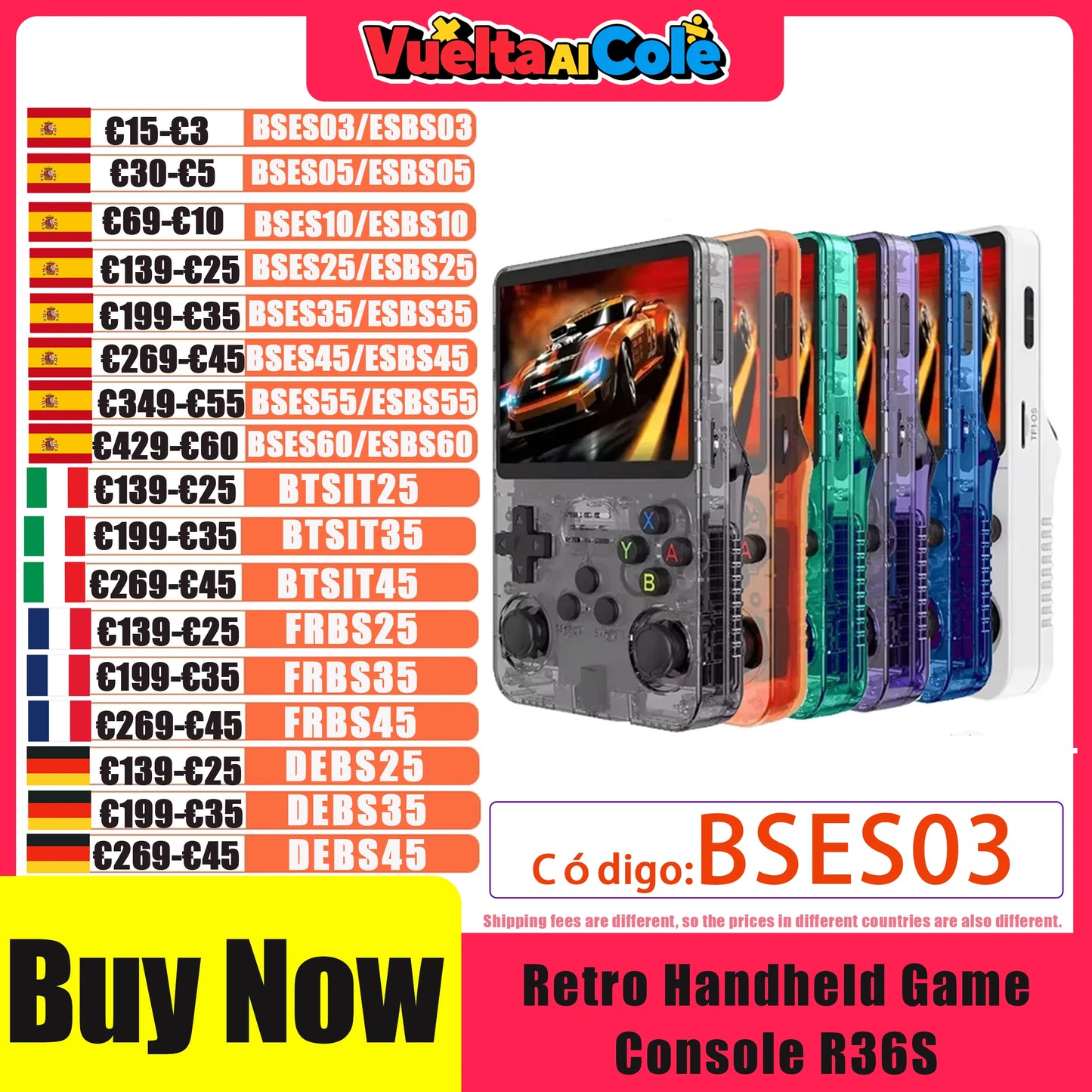 R36S/ R36H  Handheld Video Game Console Linux System 3.5 Inch IPS Screen Portable Retro Pocket Video Player Gifts For Christmas.