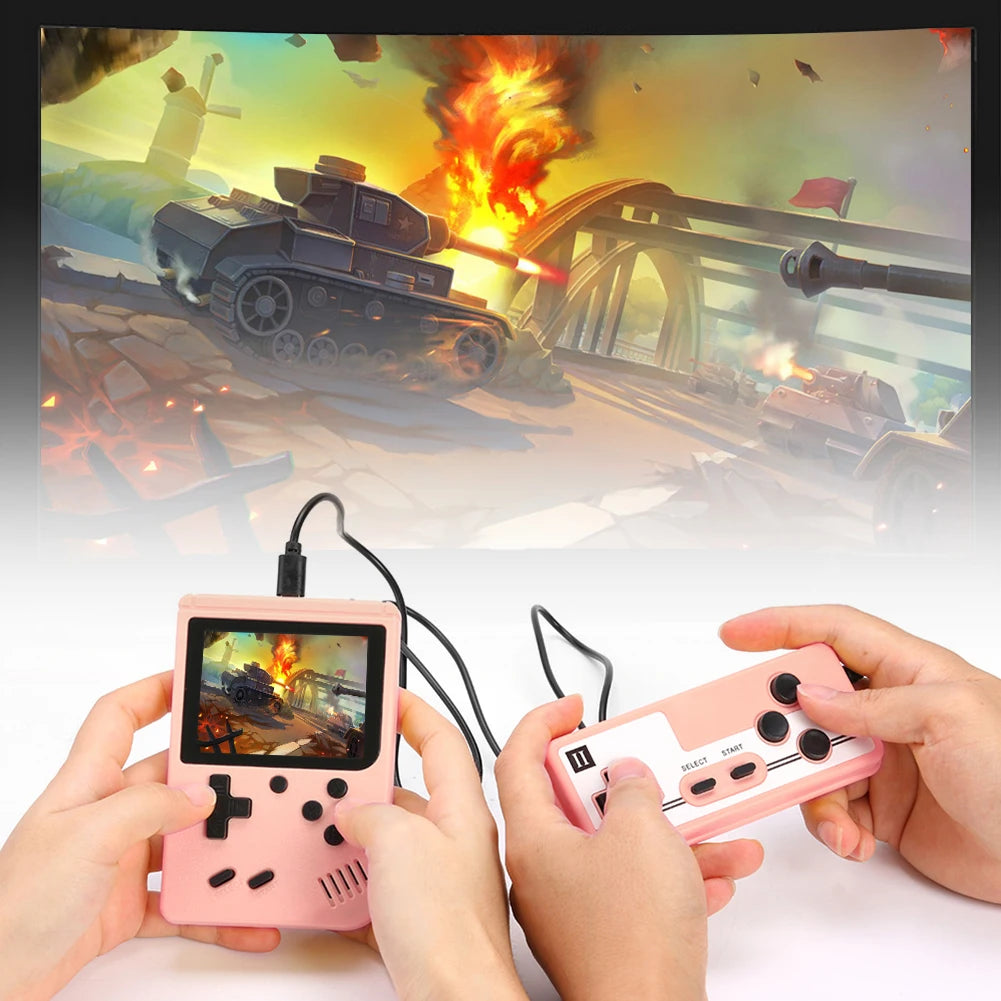 Retro Handheld Video Game Console 3.5inch TFT Screen Built-in 500 Game Nostalgic Games Console 1020mAh for Kids and Adult.