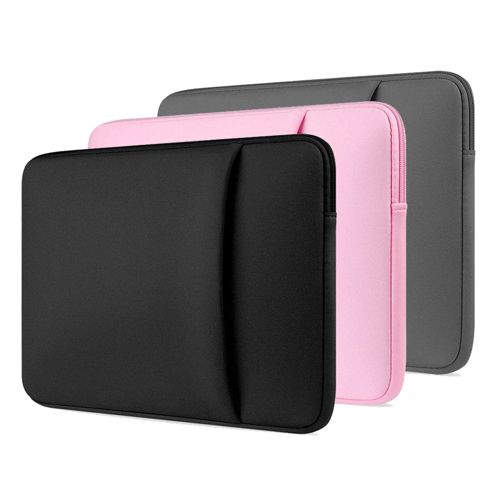 Laptop Sleeve Bag 11 12 13 14 15 15.6 17 inch PC Cover For MacBook Air Pro Retina Xiaomi HP Dell Acer Notebook Computer Case.