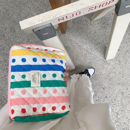 Large Capacity Women's Cosmetic Bags Cases Casual Ladies Small Storage Bag with Zipper Female Travel Clutch Bag Small Handbags