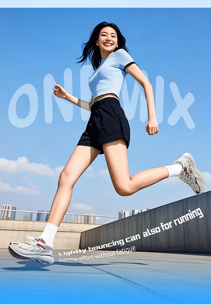 ONEMIX Stylish Retro Jogging Shoes for Couples Unisex Dad Shoes for Spring/summer Casual Racing Running Shoes Light Sneakers.