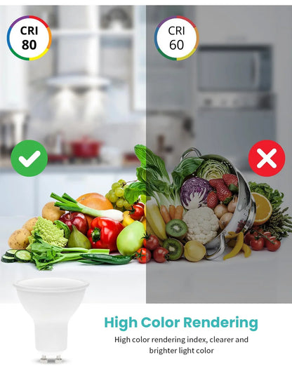 1-10PCS LED spot licht GU10 AC220V LED energiesparlampe 3W 6W 9W 12W LED Lampe Strahler Birne 38 Grad lampara für hause.