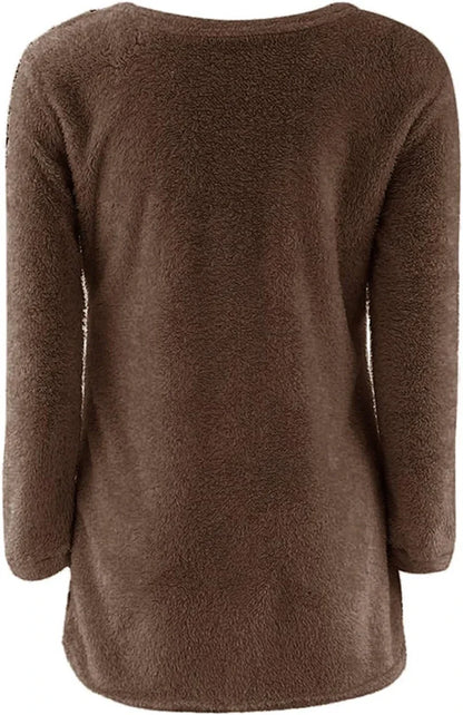 Frauen warmen Pullover einfarbig o Hals lose Baumwolle gestrickt Pullover langen Pullover lässig übergroße Bluse Damen Hipster Kleidung.