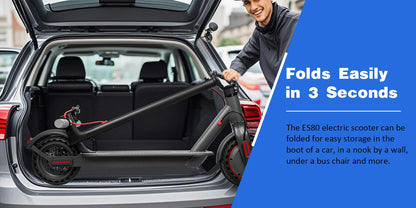 ES80/M365 X1 Electric Scooter 36V 10.5Ah 500W Motor 35KM Long Range 31KM/H 8.5Inch Solid Tires Foldable Smart APP EScooter.