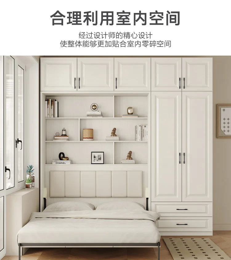 Multifunktionales faltbares Murphy-Bett, Klappbett unter dem Bett, um Platz zu sparen