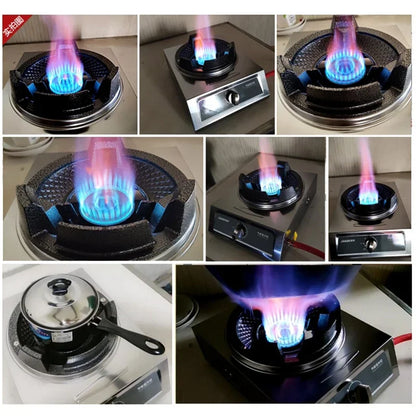 Furious Fire Stove Commercial Single Stove Liquefied Gas Stove Stir-frying High pressure stove stainless steel desktop gas stove.
